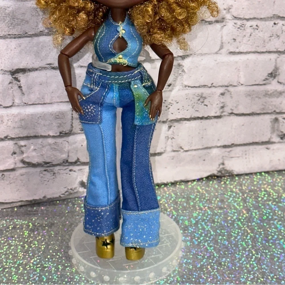 L.O.L. Surprise! LOL Surprise OMG Movie Magic SOUL AGENT Doll Gold Afro RARE